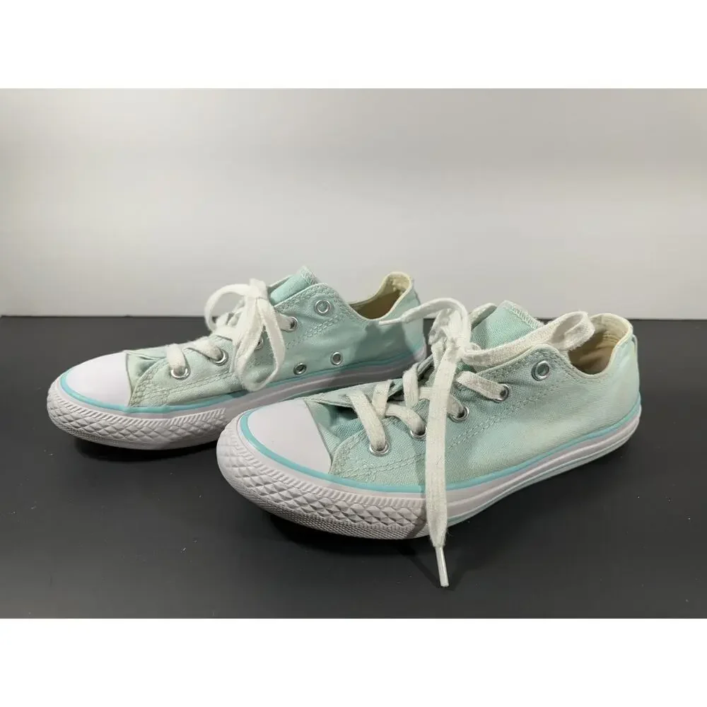 All Star Converse Aqua Blue Girls‎ size 3 US